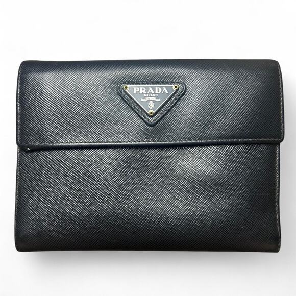 Prada Handbags - Prada black leather wallet luxuryaccessories